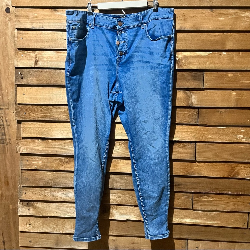 Maurice’s Button Fly Skinny Jeans